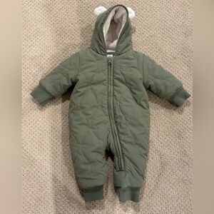 GAP Baby Quilted Sherpa One-Piece 0-3 months